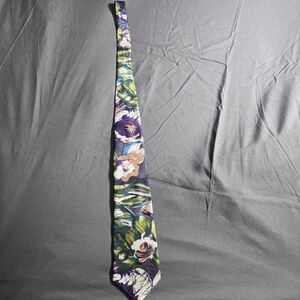 Floral Patterned Tie - Multicolor